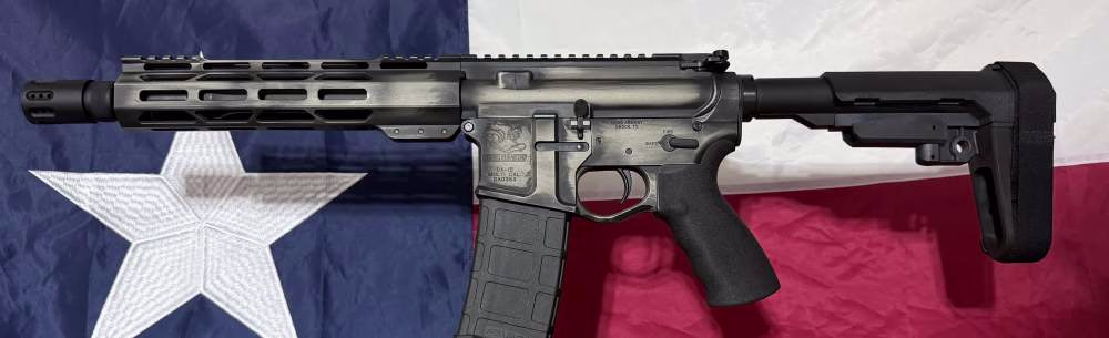 Duck Armory DA15 Pistol AR15 5.56 10.5” barrel Titanium cerakote